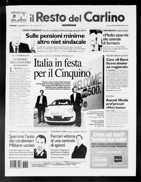 Il Resto del Carlino : giornale dell'Emilia